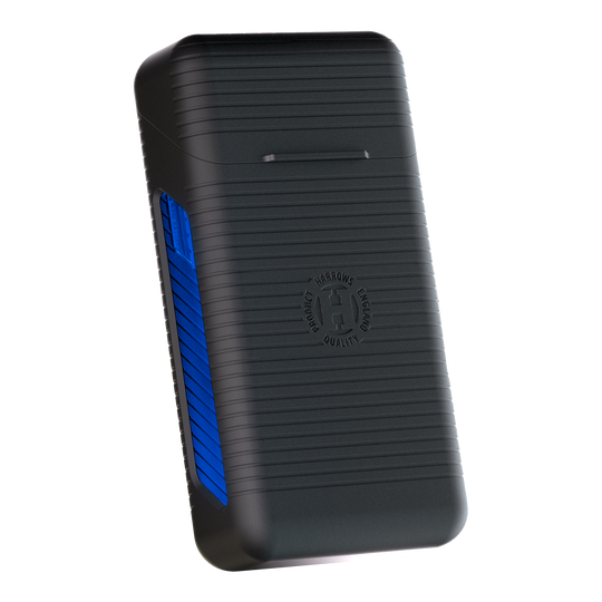 Harrows Vault Dartcase Abgebildet ist ein Harrows Vault Dartcase in Blau. Das Etui dient zur sicheren Aufbewahrung von Dartpfeilen.