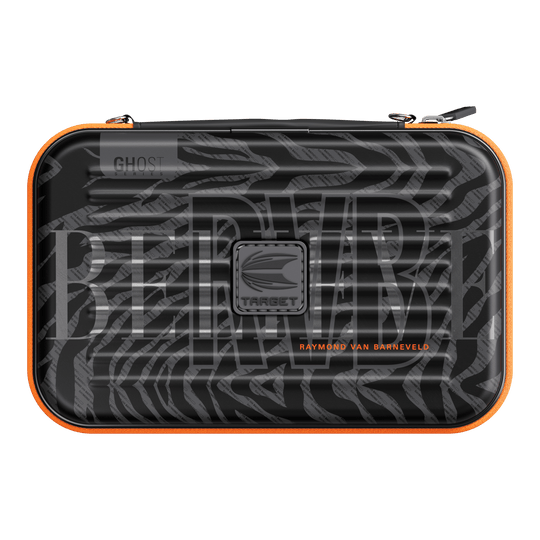 Takoma XL Ghost Series Raymond Van Barneveld dart case Zu sehen ist das Takoma XL Ghost Series Raymond Van Barneveld Dartcase. Die Tasche bietet Schutz und Stil für Dartspieler.