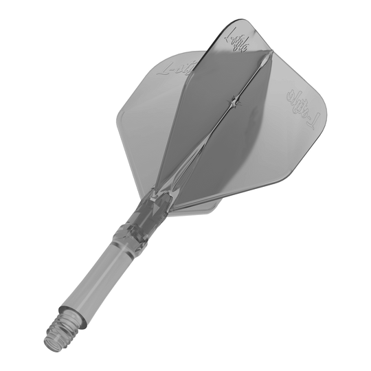 L-Style L-Sytem Flights - Clear Black Zu sehen sind die L-Style L-System Flights - Clear Black. Die Flights sind schwarz-transparent und für Darts geeignet.