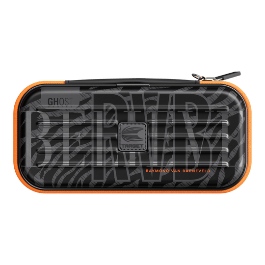 Takoma Ghost Series Raymond Van Barneveld dart case Abgebildet ist das Takoma Ghost Series Raymond Van Barneveld Dartcase. Dieses Produkt schützt und transportiert Dartutensilien.