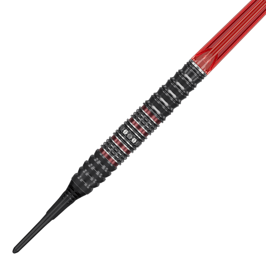 Dieses Bild zeigt die Target Japan Prime Series Diamond Kosuzu Iwoa GEN4 Softdarts - 18g. Die Darts sind modern gestaltet und für Präzision beim Spielen entwickelt.