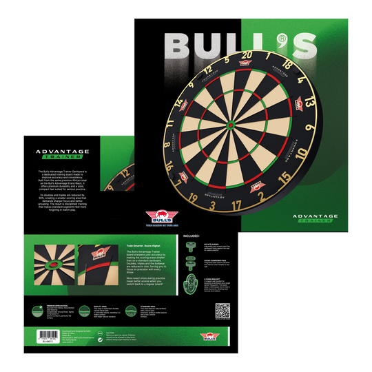 Bulls NL Advantage 8 TRAINER steel dartboard Bulls NL Advantage 8 TRAINER steel dartboard