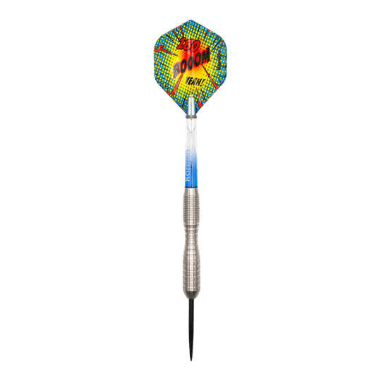 Karella Comic Line CL-3 steel darts - 24g Hier ist ein Karella Comic Line CL-3 Steeldarts - 24g abgebildet. Das Design des Dartpfeils ist gut sichtbar.