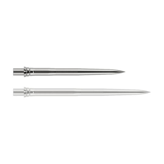 Caliburn EVO dart tips - Smooth - Silver Auf dem Bild sind vermutlich EVO121 Caliburn EVO Dartspitzen EZ Smooth in Silber, 28mm, abgebildet. Diese Softdartspitzen sind für elektronische Dartscheiben geeignet.