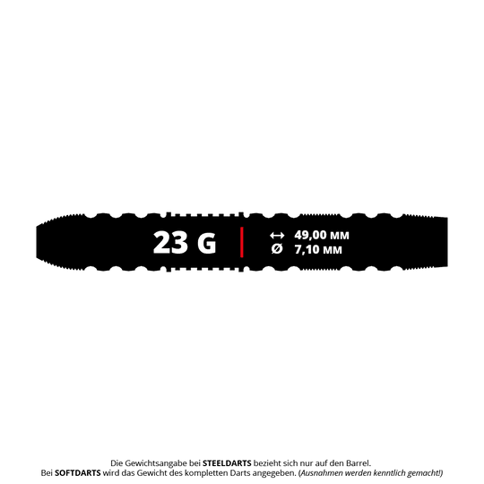 Shot Collab Pro Series Josh Pearson Steeldarts - 23g Das Bild zeigt die Shot Collab Pro Series Josh Pearson Steeldarts - 23g. Diese Steeldarts sind speziell für Dartspieler konzipiert.
