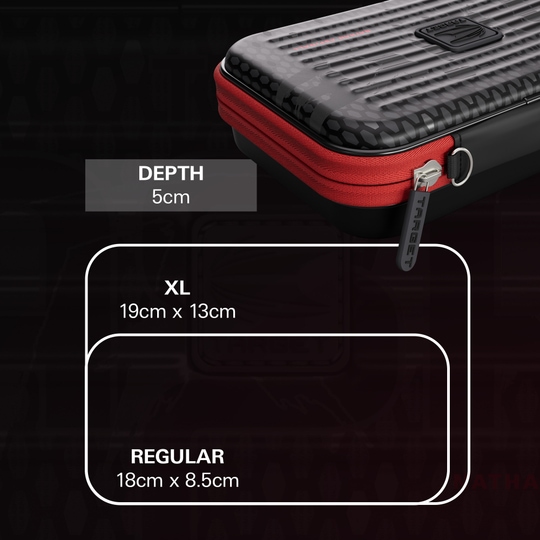 Takoma XL Ghost Series Nathan Aspinall dart case Takoma XL Ghost Series Nathan Aspinall Dartcase auf einem neutralen Hintergrund abgebildet. Das Dartcase ist für den Schutz und Transport von Dartpfeilen entworfen.