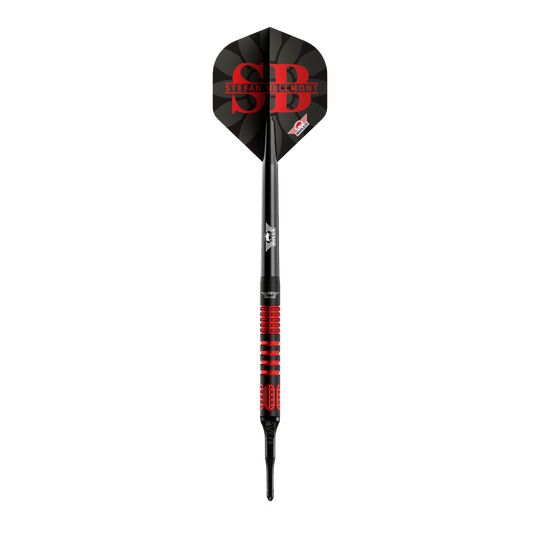 Bulls NL Stefan Bellmont 90 soft darts - 20g Hier werden die Bulls NL Stefan Bellmont 90 Softdarts mit 20 Gramm präsentiert. Diese Darts sind perfekt für Softdartspieler.