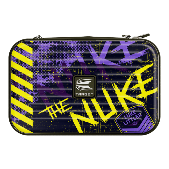 Target Takoma Luke Littler XL dart case Dieses Bild zeigt das Target Takoma Luke Littler XL Dartcase. Das Case bietet Schutz und Organisation für Darts und Zubehör.