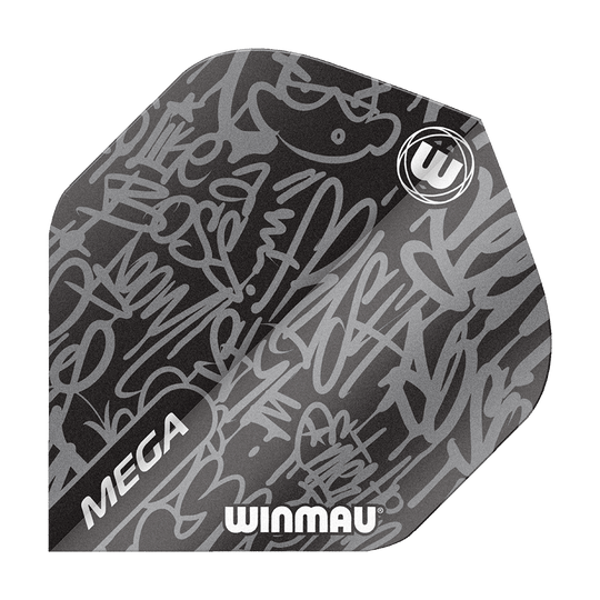 Winmau Mega Black Standard Flights