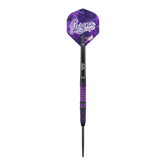 Bulls NL Lerena Rietbergen steel darts - 24g Das Produkt Bulls NL Lerena Rietbergen Steeldarts - 24g ist abgebildet. Die Steeldarts sind auf dem Bild deutlich erkennbar.