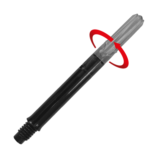 L-L-Style-Shafts Silent Straight - Schwarz