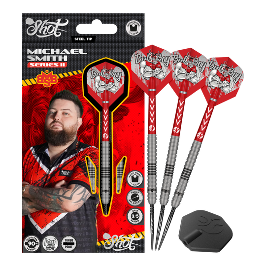 Shot Michael Smith Series 2 Turbo Point steel darts