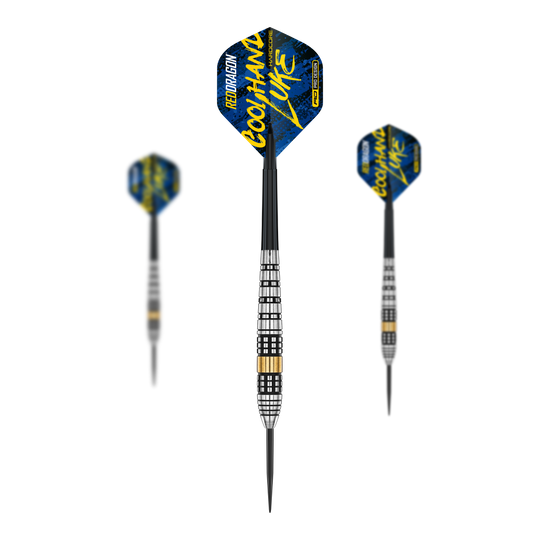 Red Dragon Luke Humphries Brass Steel Darts - 21 g Red Dragon Luke Humphries Brass Steel Darts - 21 g