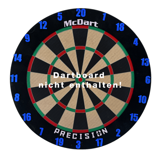 McDart Dartboard Number Rings / Number Ring Classic Ein blaues Board ist abgebildet. Das Bild zeigt das klassische Design auf einfache Weise.