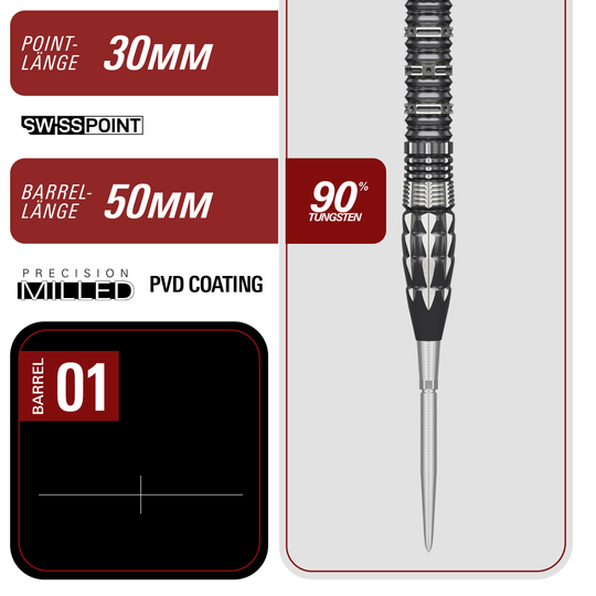 Target Japan Pyro GEN12 Swiss Point Steel Darts Target Japan Pyro GEN12 Swiss Point Steel Darts