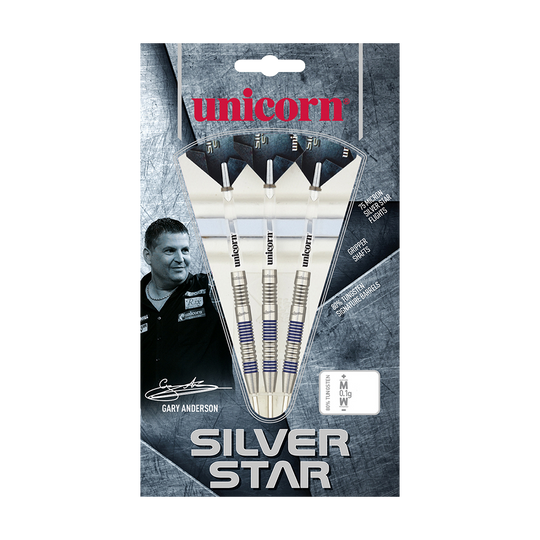 Unicorn Silver Star Var.1 Gary Anderson steel darts