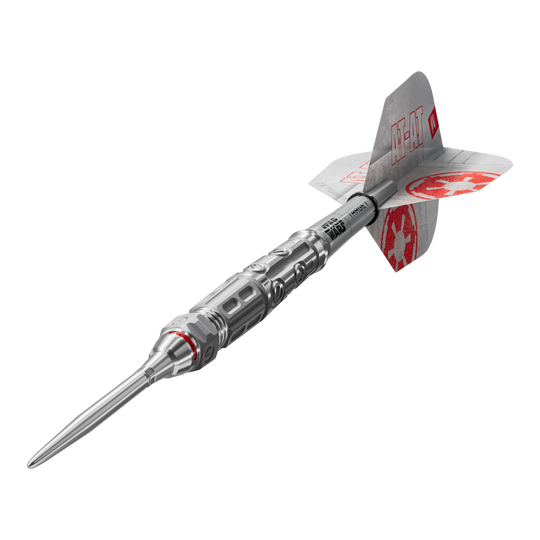 Target Star Wars AT-AT Swiss Point steel darts Das Produkt ist die Target Star Wars AT-AT Swiss Point Steeldarts. Diese Steeldarts überzeugen durch ein Star Wars Design mit AT-AT-Motiv.