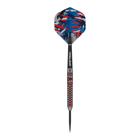GOAT Curveball Steel Darts Auf dem Bild sind GOAT Curveball Steeldarts zu sehen. Die Darts sind detailliert abgebildet.