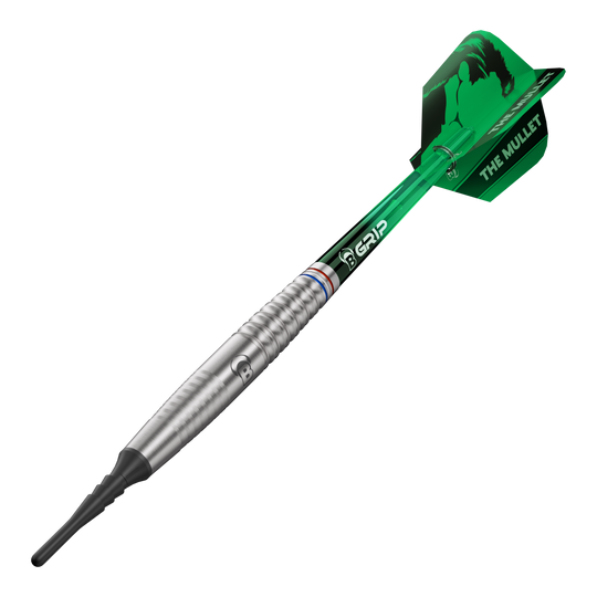 Bulls Danny Jansen soft darts - 20g Zu sehen sind die Bulls Danny Jansen Softdarts mit 20 Gramm Gewicht. Das Produkt ist speziell für Softdart-Liebhaber entwickelt.