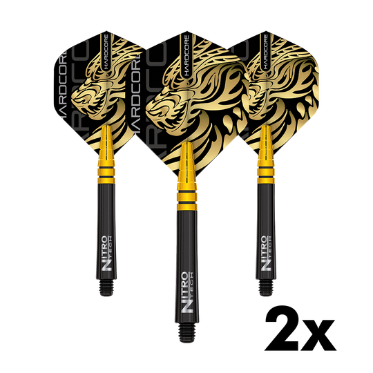 Red Dragon Jonny Clayton Gold Flight Shafts Combo Pack