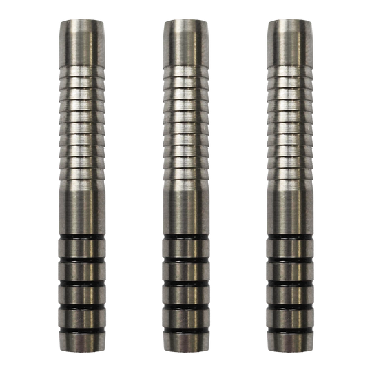 McDart Ringed Shark Softdart Barrels - 18g Dieses Bild zeigt das Set McDart Ringed Shark Softdart Barrels - 18g. Die Dartbarrels haben eine gerillte Oberfläche und sind für Softdarts geeignet.