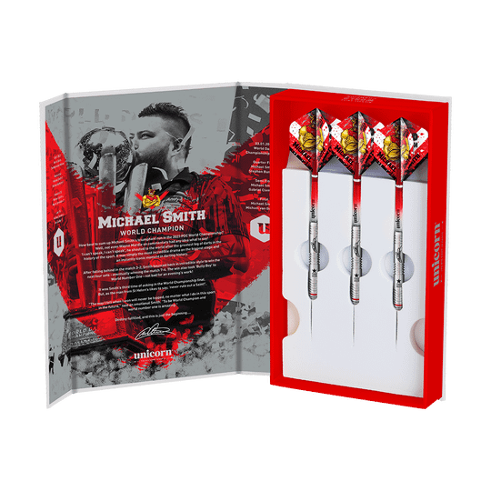 Unicorn World Champion 2023 Michael Smith steel darts