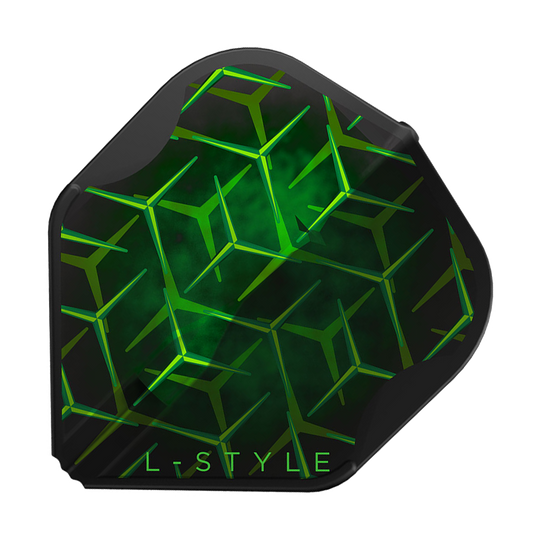 L-Style Lukas Wenig V1 Black L1EZ Flights L-Style Lukas Wenig V1 Black L1EZ Flights sind als Einzelstück mit mattem Finish abgebildet. Die schwarze Farbe hebt die Struktur hervor.