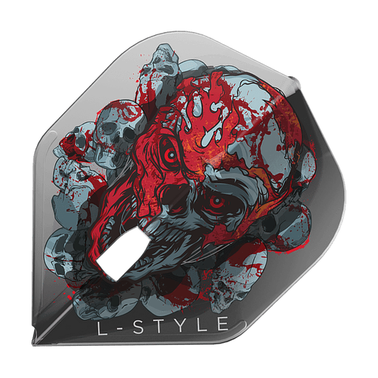 L-Style Ryan Searle Signature V4 Clear Black L1PRO Flights L-Style Ryan Searle Signature V4 Clear Black L1PRO Flights aus einer anderen Perspektive. Das Set ist besonders stabil und hochwertig.