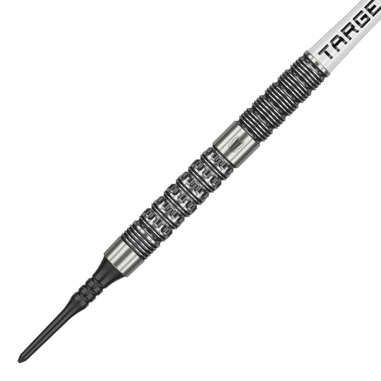 Zu sehen ist das Produkt Target Redux 10 Softdarts - 18g. Die Softdarts werden auf diesem Bild in Nahaufnahme gezeigt.