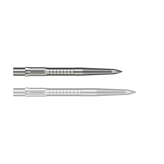 Mission Caliburn EVO System Steel Dart Tips - Micro Grip - Silver
