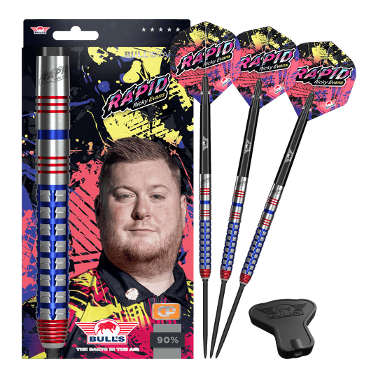 Bulls NL Ricky Evans Rapid Convertible Point Steel Darts Bulls NL Ricky Evans Rapid Convertible Point Steel Darts