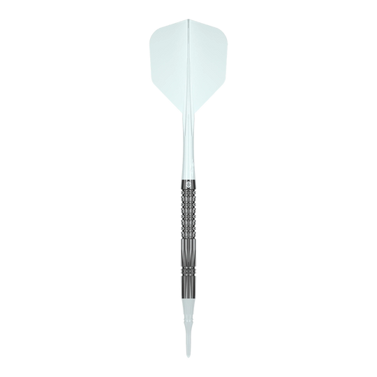 Dieses Bild zeigt die Caliburn Prisma P2 Softdarts in der Ausführung mit 20g. Die Softdarts sind optimal für ambitionierte Dartspieler.