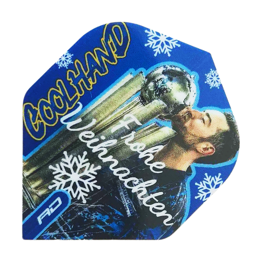 Red Dragon Luke Humphries Merry Christmas Standard Flights Zu sehen ist das Produkt WF-16_Red_Dragon_Luke_Humphries_Frohe_Weihnachten_Standard_Flights_1. Diese Dart-Flights zeigen ein festliches, weihnachtliches Muster.