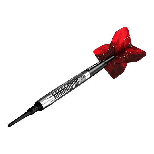 Zu sehen sind die Mission Thomas Junghans Softdarts - 20g. Die Darts sind perfekt für das Softdart-Spiel.