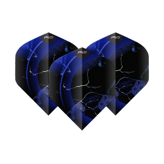 Zu sehen sind Red Dragon Hardcore Premium Amp Premium No2 Standard Flights. Sie bieten Stabilität und Kontrolle beim Dartspiel.