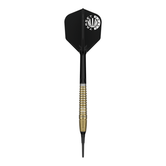 Target Japan Prime Series Harith Lim HotShot GEN3 Soft Darts - 18g Die Abbildung zeigt die Target Japan Prime Series Harith Lim HotShot GEN3 Softdarts mit einem Gewicht von 18g. Das Produkt ist modern gestaltet und ideal für Dartspieler.