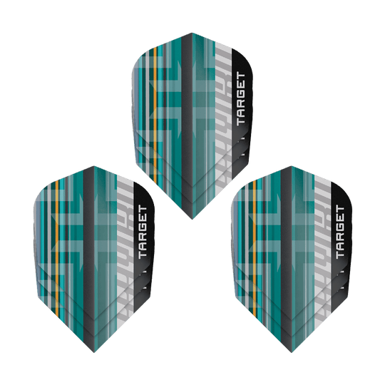 Dieses Bild zeigt die Target ProUltra Hydro No6 Flights - 3 Sets. Die Flights sind speziell für Dartspieler entwickelt.