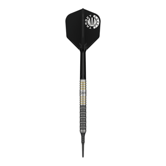 Das Bild zeigt die Target Japan Beau Greaves Japan Edition Swiss Point Softdarts - 21g. Diese Softdarts sind ideal für ambitionierte Dartsportler.