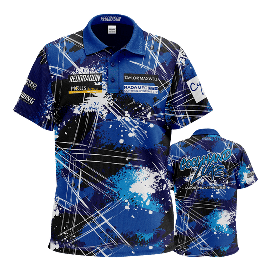 Red Dragon Luke Humphries World Champion Tour Polo Dartshirt