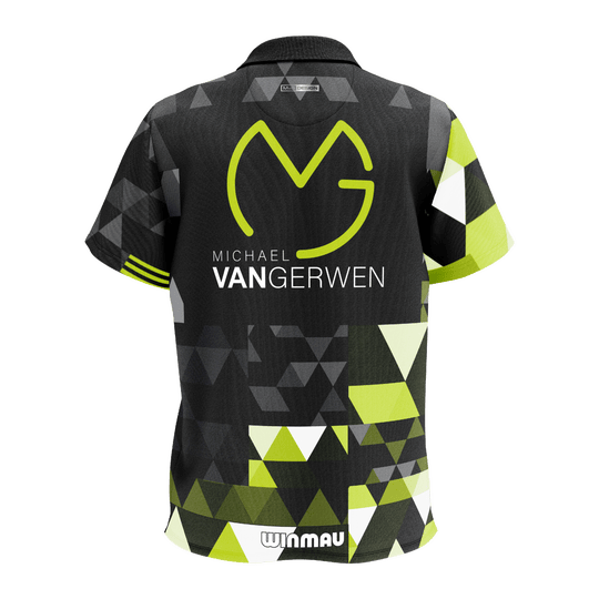 Winmau Michael Van Gerwen fan edition polo shirt Hier ist das Winmau Michael Van Gerwen Fan-Edition Poloshirt abgebildet. Das Poloshirt richtet sich an alle Fans von Michael Van Gerwen.