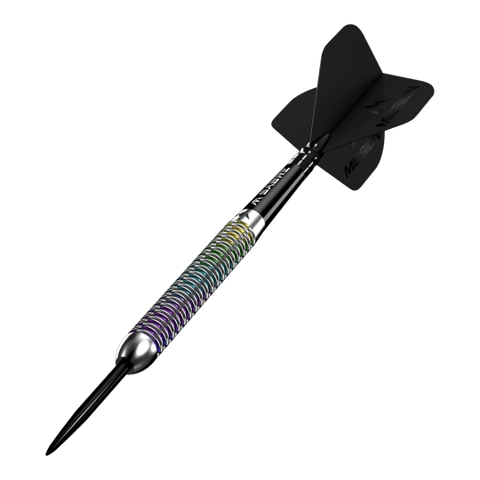 Mission Kaleidos Steeldarts Abgebildet sind die Mission Kaleidos Steeldarts. Diese farbenfrohen Dartpfeile sind für den professionellen Einsatz geeignet.