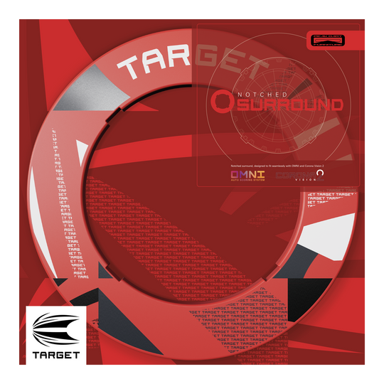 Target Notched Patterned Dartboard Surround Target Notched Patterned Dartboard Surround