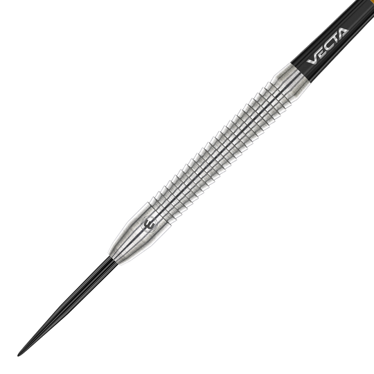 Gezeigt werden die Winmau Team 360 Jack Nankervis Steeldarts mit einem Gewicht von 24g. Sie sind perfekt für anspruchsvolle Dartspieler geeignet.