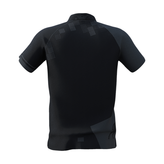 Bulls NL Plain Black Dart polo shirt