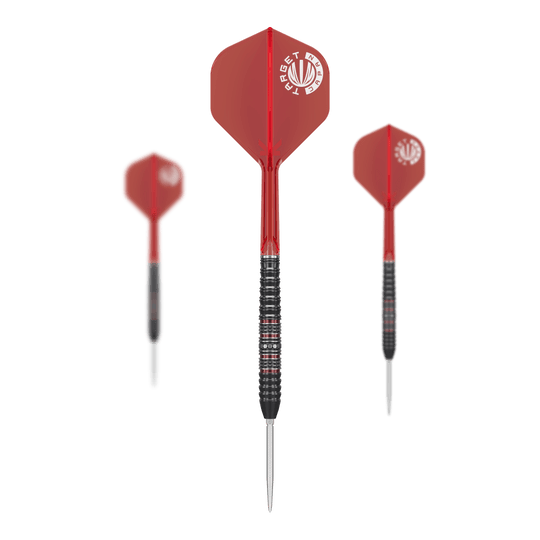 Auf diesem Bild sieht man die Target Japan Prime Series Diamond Kosuzu Iwao GEN4 Swiss Point Steeldarts als Set. Das Set eignet sich perfekt für ambitionierte Dartspieler.