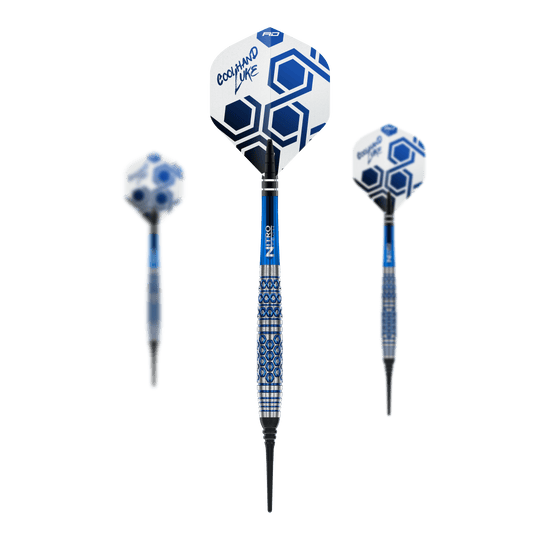 Red Dragon Luke Humphries TX5 Soft Darts - 20g Red Dragon Luke Humphries TX5 Softdarts - 20g, abgebildet als Set. Die Darts sind ideal für Softdart-Spieler.
