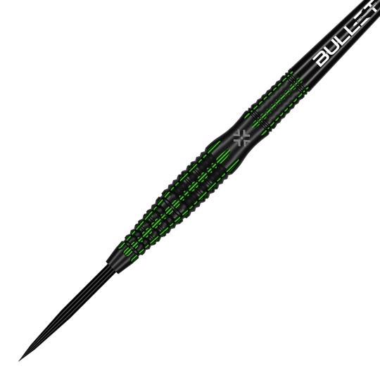 Hier ist der Bullet Poison Steeldart aus einer anderen Perspektive zu sehen. Diese Steeldarts sind für beste Ergebnisse konzipiert.