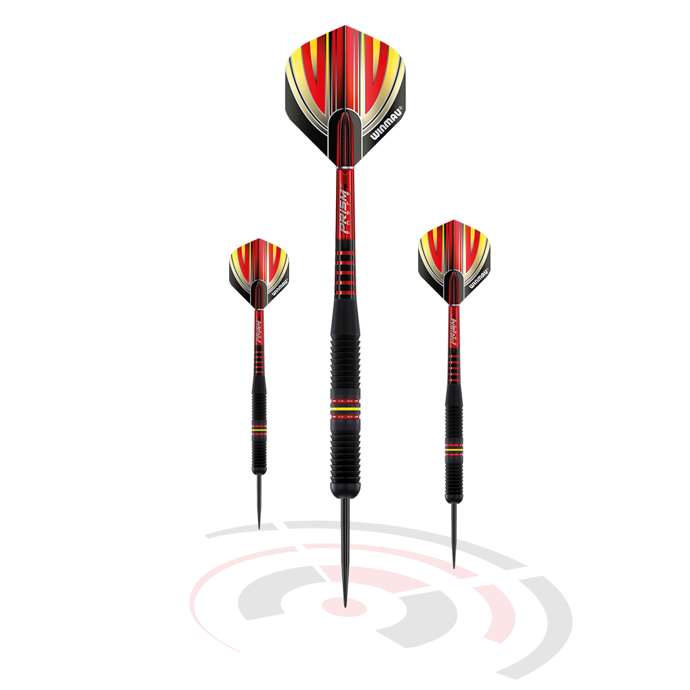 Winmau Outrage V1 Black Coated Brass Steel darts